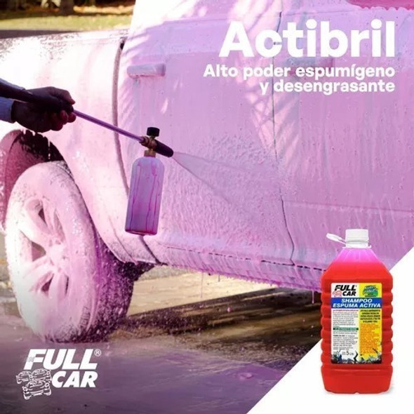 Full Car Espuma Activa Color Shampoo Full Car X 1 Litro 1