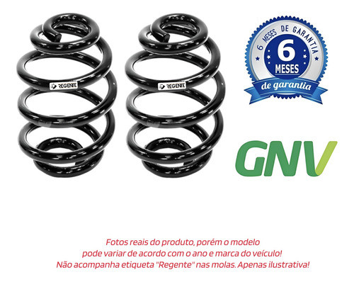 2 Molas Reforçadas Gnv Monza Tubarão 91 92 93 94 95 96 1