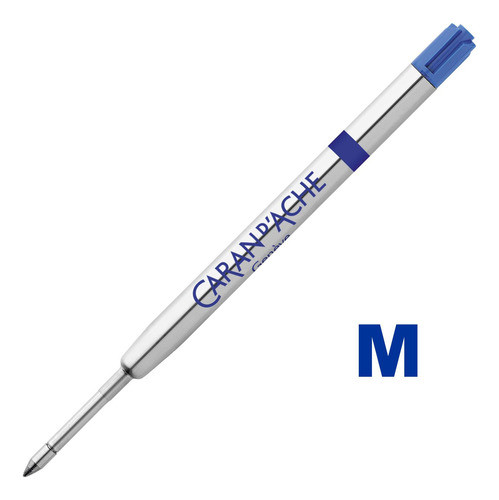 Refil Para Caneta Rollerball Caran D'ache M Azul 0