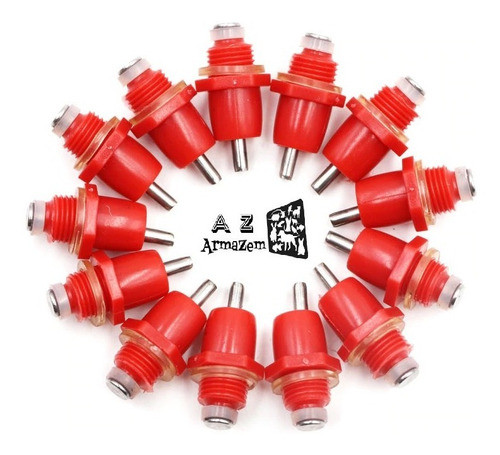 Kit 10 Unids. Bebedouro Automático Tipo Niple Para Aves 0