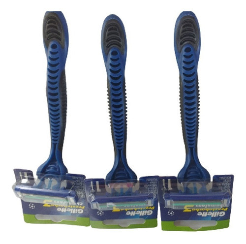 Barbeador Gillette Prestobarba3 Uefa Champions League 3 Und. 1