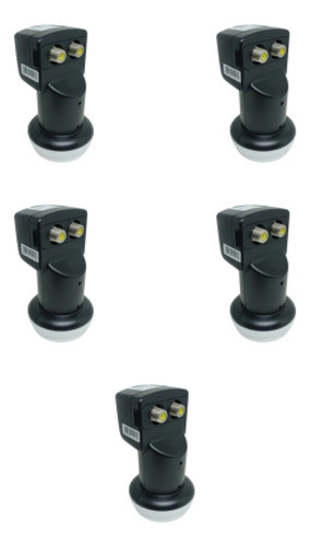5x Lnb Banda Ku Duplo Universal 0