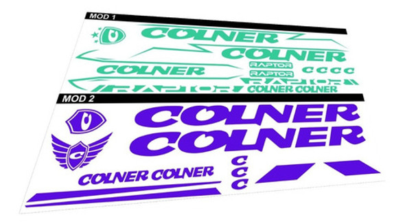 Calcomanías Para Bicicletas Colner Pegatinas Vinilos Mtb 1