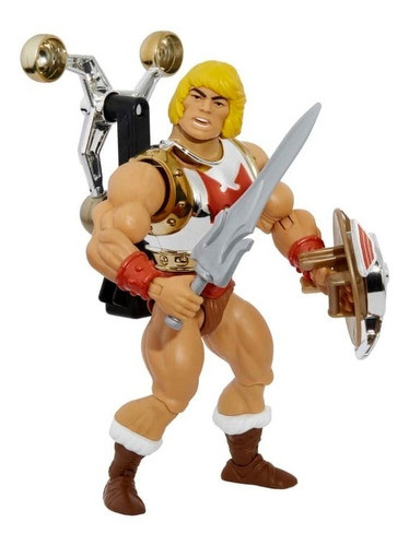 Motu Origins Figura He-man Deluxe Puño Boleador Hdt22 Mattel 1