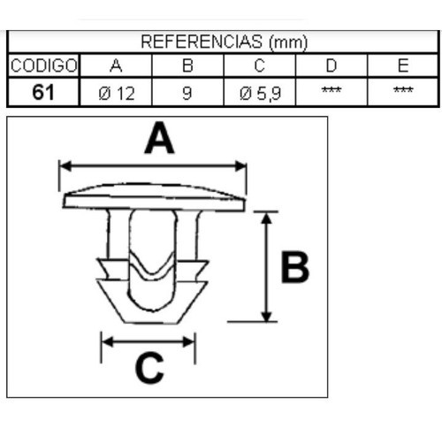 Grampa Clip Sujetador X 50 1