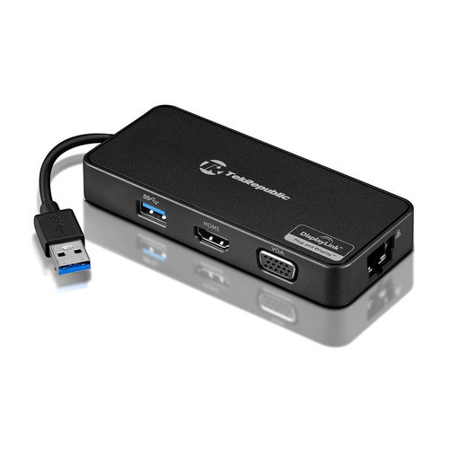República De Tek Tud-300 Usb 3.0 Doble Pantalla Docking Stat 0