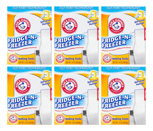 Arm & Hammer Elimina Olores Heladeras Bicarbonato X6 6c 0