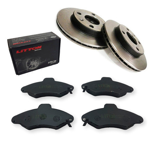 Kit Discos Y Pastillas Ford Escort 1997-2001 1.8d 1.8td Dela 0