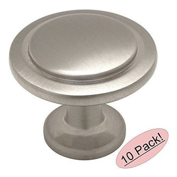 10 Tiradores De Niquel Satinado (05i4j0ao) 1