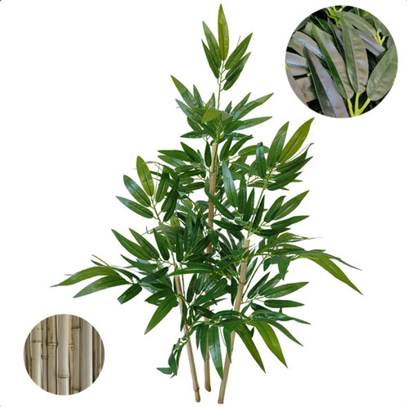 Bambu Semi Artificial (sem Vaso) Somente Galhos 0