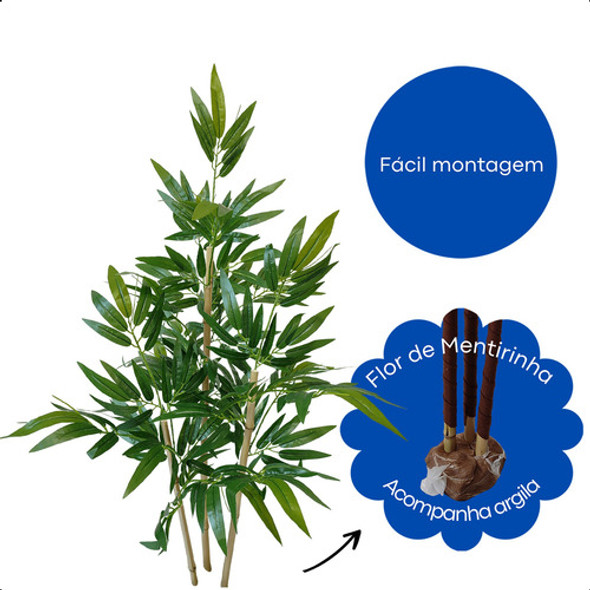 Bambu Semi Artificial (sem Vaso) Somente Galhos 1