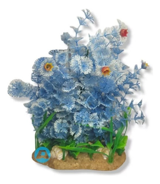 Planta Plastica Artificial Acuario Sc77 - 30cm Alto 1