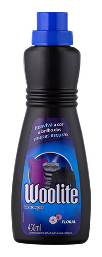 Kit 3 Sabão Líquido Woolite Roupas Escuras Floral 450ml 1