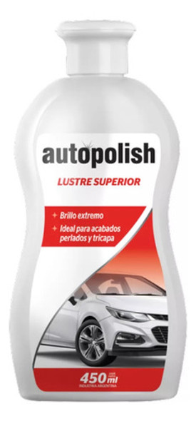 Lustre Superior Autopolish 450 Ml Quita Rayones + Bolsa 0