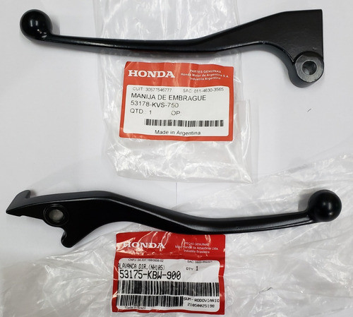 Juego Manijas Embrague Freno Cg 150 Titan - Power Bikes 0