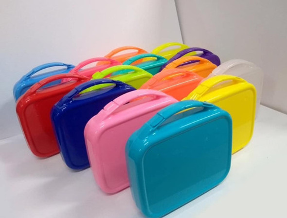 Valijitas Plasticas Xl Golosineras Lisas Grandes Cumplesx35 0