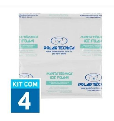 Manta Térmica 2 Lâminas (1cm Espessura) Kit Com 4un Mt024 1