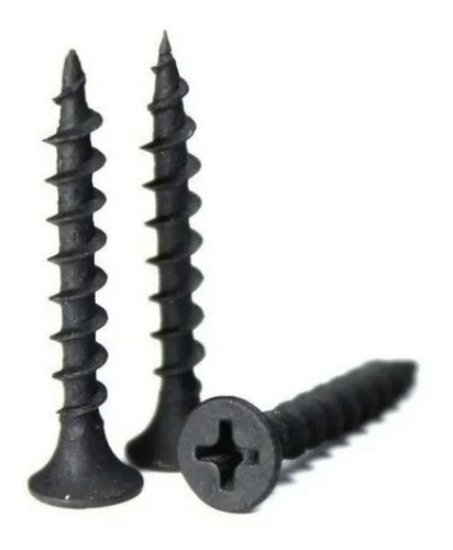 Tornillo Drywall 3,5 X 45mm Negro X 100 Unidades 1
