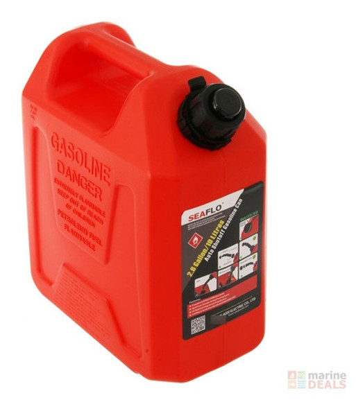 Bidón De Combustible 10 Litros Seaflo Con Pico Vertedor 1