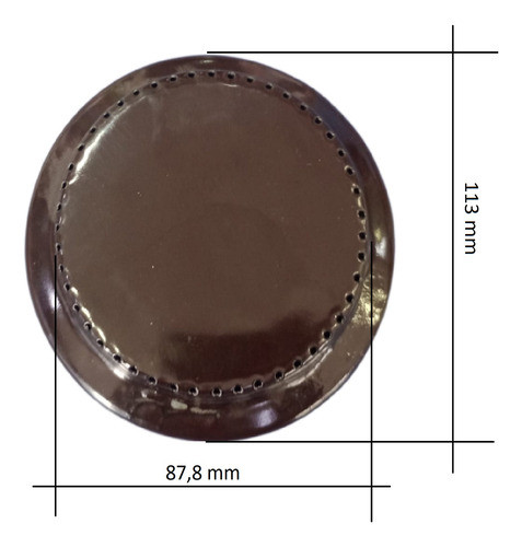 Mechero De Cocina De Chapa Caru Enlozado 1