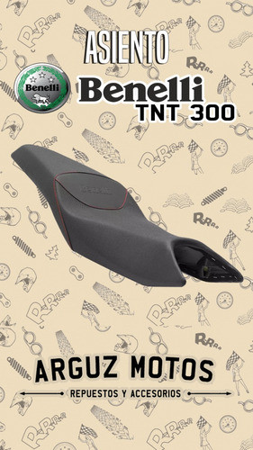 Asiento Benelli Tnt 300 Original 0