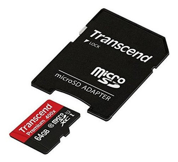 Tarjeta De Memoria Transcend 64 Gb Microsdxc Class10 Uhs1 Co 1