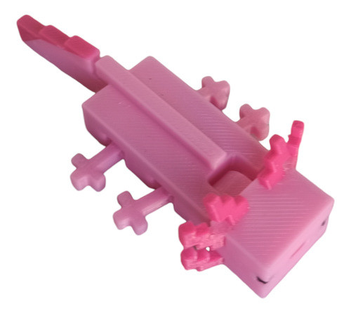 Muñeco Axolote 8cm De Minecraft Figura Juguete 1