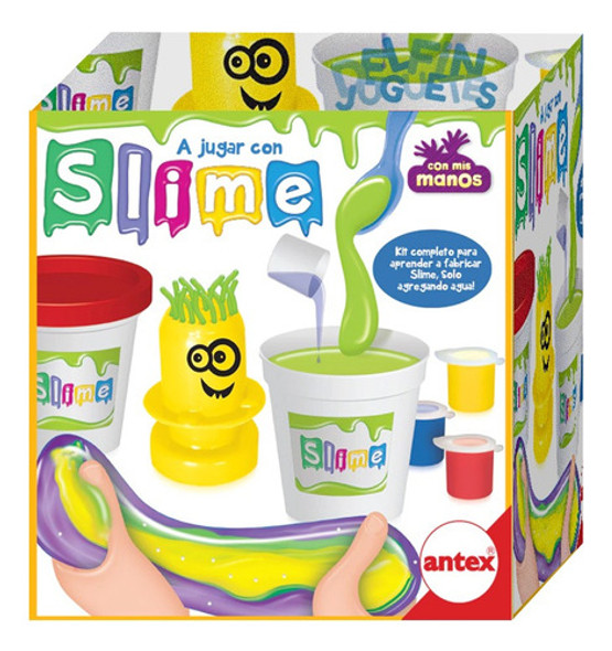 Kit Slime Antex Laboratorio Experimentos Infantil Juego 0
