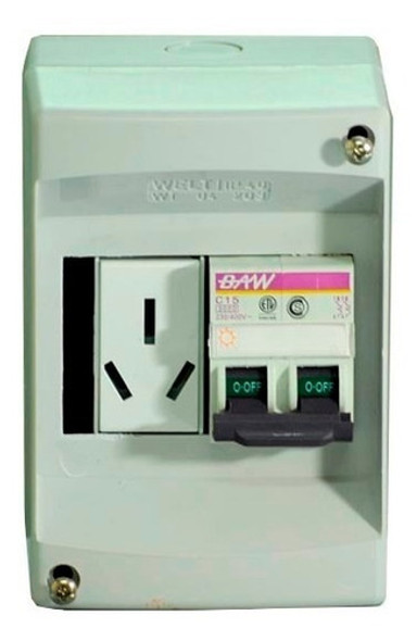 Kit Caja Pvc Térmica De 15a Y Toma De 20a Aire Acondicionado 0