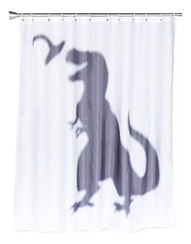 Okuna Outpost T Rex Juego Cortinas Ducha Con 12 Ganchos Baño 0