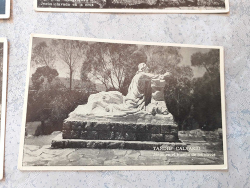 Antigua Postal - Tandil -  Calvario Jesus En El Huerto 0