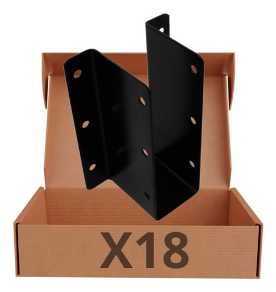 Soporte De Chapa Para Tirante De Madera 2x6 Vigas Techo X 18 0