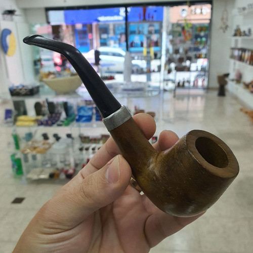 Cachimbo Madeira Curvo Umbanda Preto Velho Envio 24 Horas 1