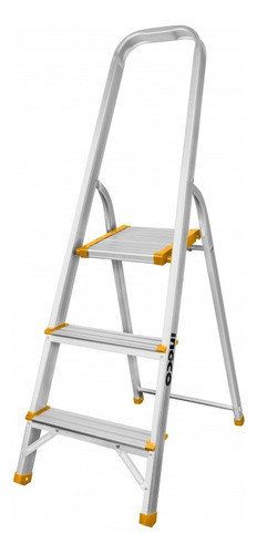 Escalera Domestica 3 Escalones Aluminio Ingco Ma 0