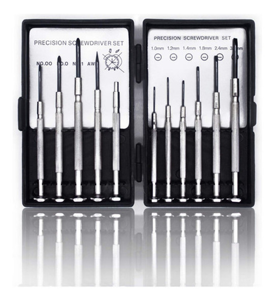 Kit De 11 Destornilladores Para Electrónicos Y Relojes 0 Kit De 11 Destornilladores Para Electrónicos Y Relojes 0