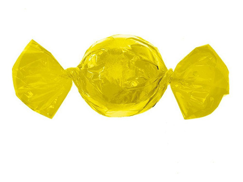 Papel Embalagem Trufa 14,5 X 15,5cm 100uni Cromus - Amarelo 0