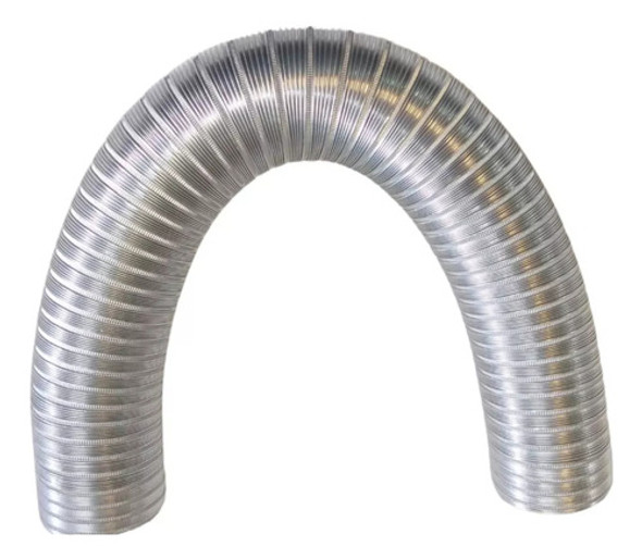 Duto Tubo 80 Mm Semi Rigido 3 Metros - Fumaça Até 240°c 0