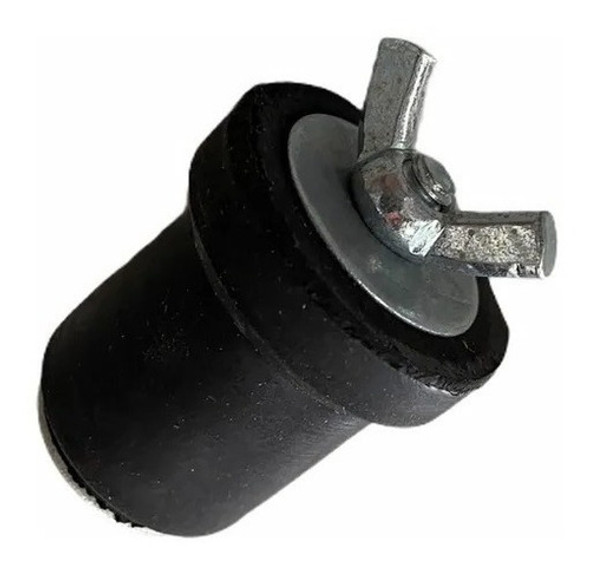 Tapón De Achique De Goma Con Mariposa Lancha Bote Gomon 0