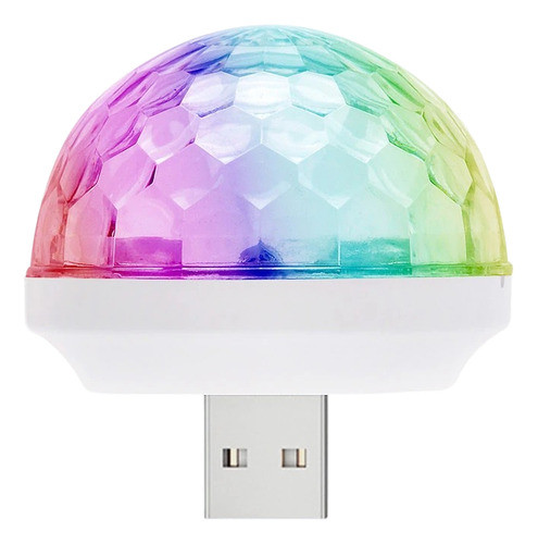 Mini Luz Led Rgb Audio Ritmica Usb Para Coche  Telefono 0