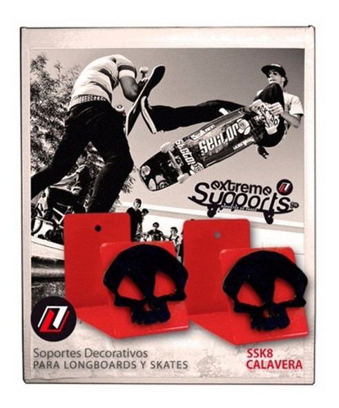Soporte Para Skate Y Longboard Extremo Calavera Originals 0