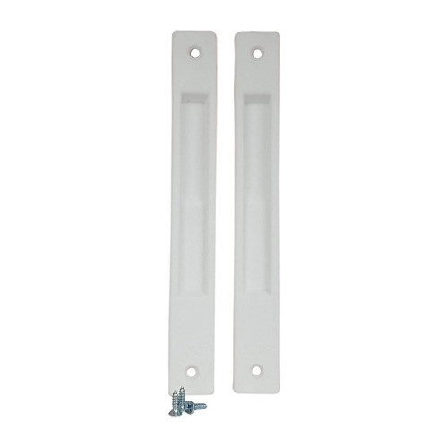 Cubeta Tirador Blanco Plástico 16cm Ventana Aluminio X2 Un 0