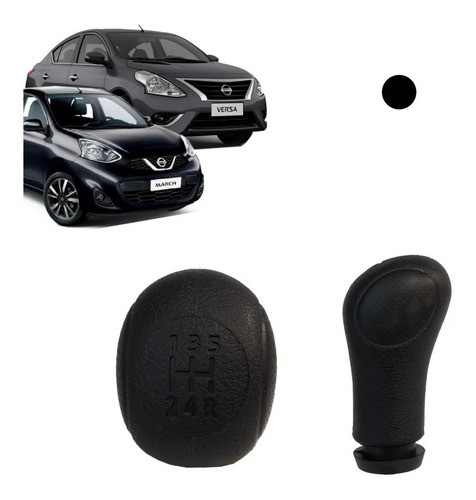 Pomo Palanca De Cambio Nissan March/versa 2011/19 0
