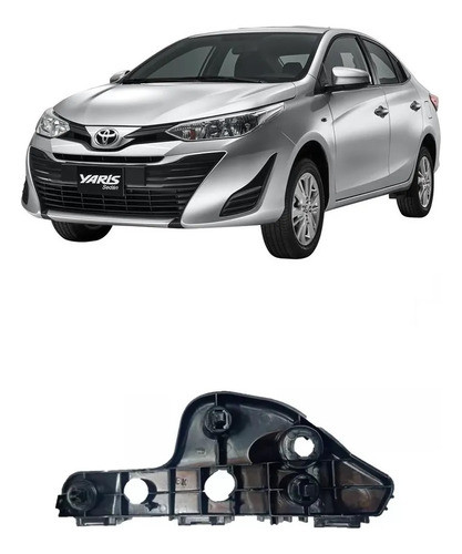 Guia De Para-choque Yaris 2018 A 2020 Dianteiro Lado Direito 0