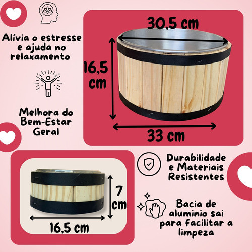 Kit Spa Em Casa: 1 Tina Para Pés + 1 Bacia Para Mãos 1