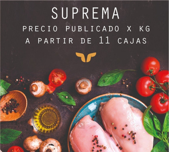Suprema Congelada Mayorista A Partir 11 Cajas 0 Suprema Congelada Mayorista A Partir 11 Cajas 0