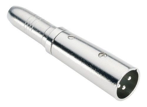 Adaptador Xlr Jack A Xlr Macho Metalico Adam Hall 7853 0