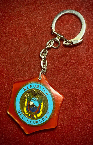 Antiguo Llavero Colgante República Del Ecuador 1