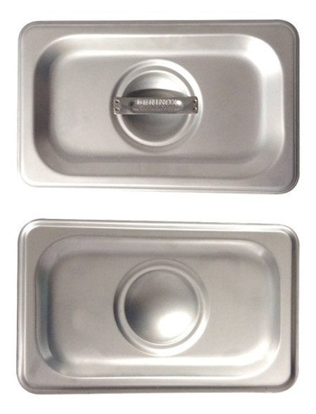 Tapa De Fuenton Recipiente Gastronomico Gn 1/9 Ac Inox Cuota 0
