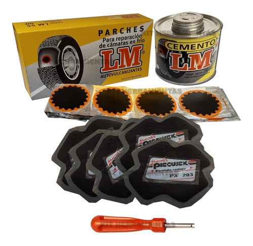 Kit 40 Parches Camara 55mm + 10 Para Cubiertas Tipo Durol Lm 0