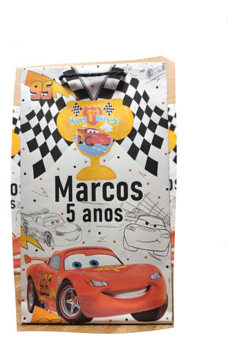 40 Sacolinhas Surpresa Relâmpago Mcqueen 0
